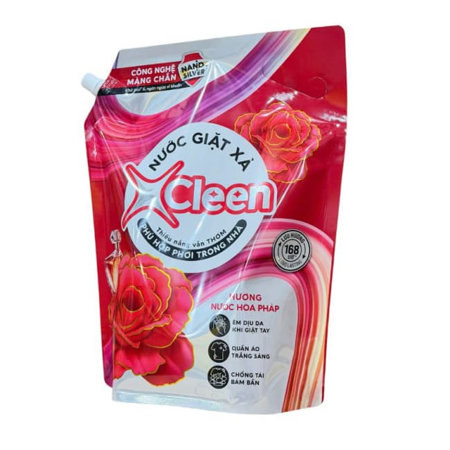 Nước Giặt Xả X-Cleen Đậm Đặc Hương Nước Hoa Bộ Đôi Pháp & Ý Lưu Hương Sạch Sâu — 3