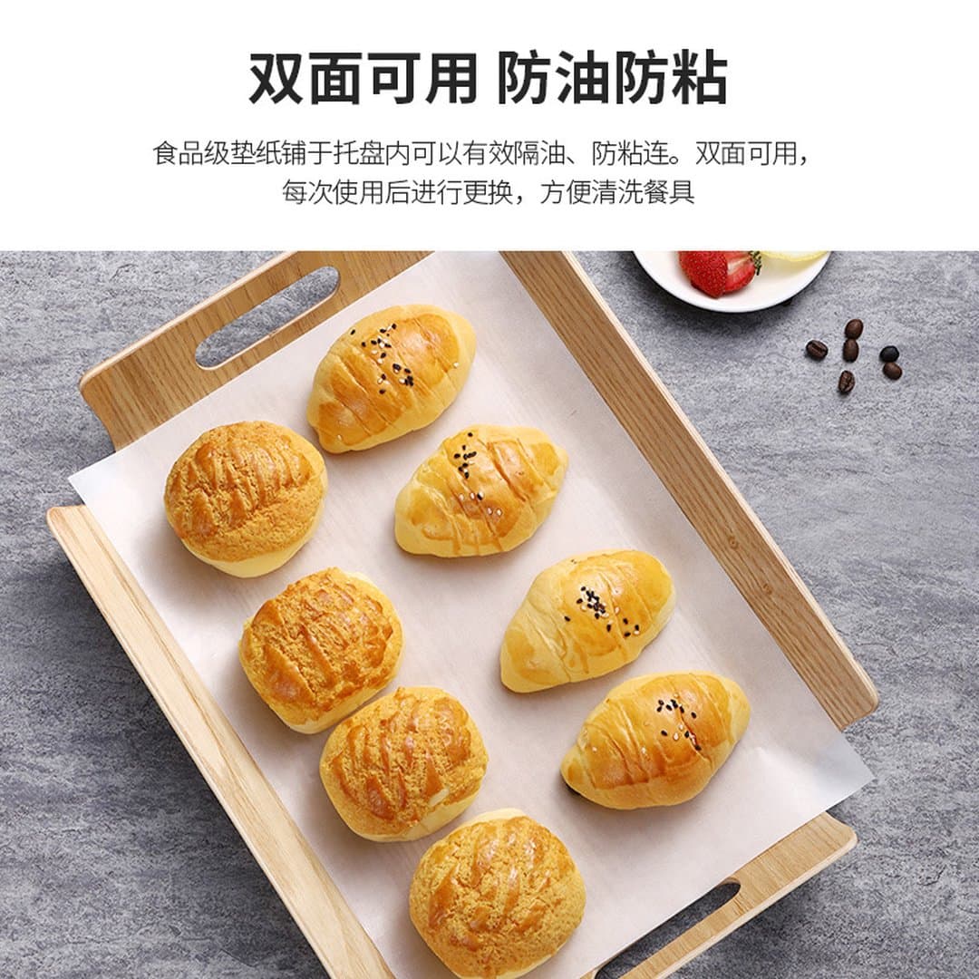 Giấy Nến Chống Thấm Dầu Đệm Khay Bánh Mì - Giấy Gói Hamburger Đồ Ăn Nhanh Cao Cấp — 4