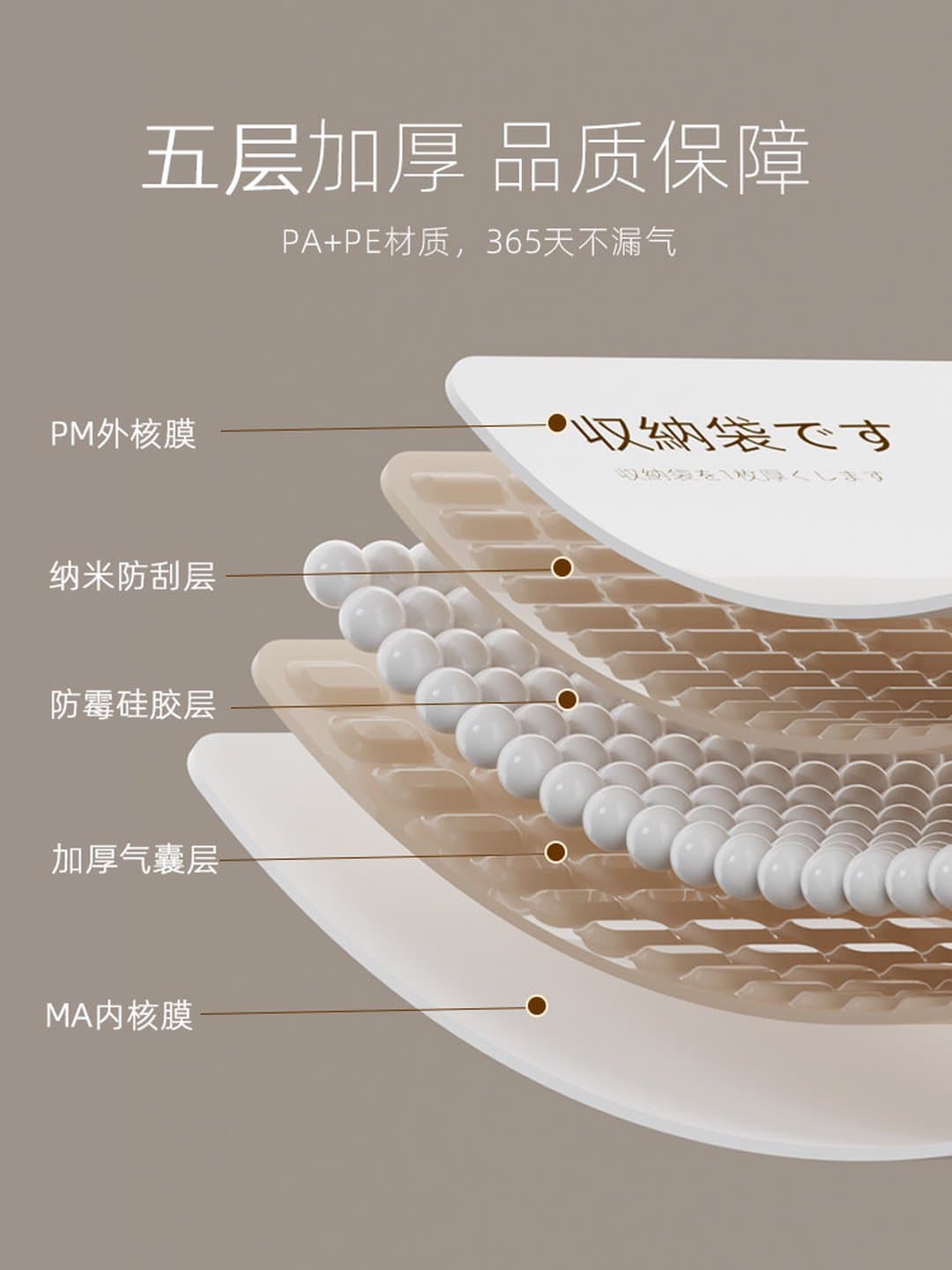 Túi Hút Chân Không Đựng Chăn Mền Quần Áo Cỡ Đại 40×60–80×100cm, Bộ 2/4/8/10 Túi Kèm Bơm Tay/Bơm Điện, Tiết Kiệm Không Gian — 6