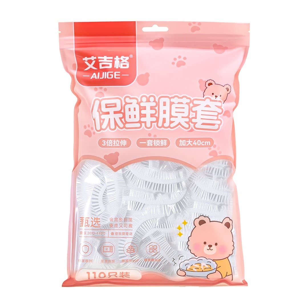 Màng Bọc Thực Phẩm Co Co-Đàn Hồi Dùng Một Lần (Gói 110 Chiếc) – Túi Trùm Bát Đĩa Bảo Quản Thực Phẩm Chịu Nhiệt Cao Cấp — 2