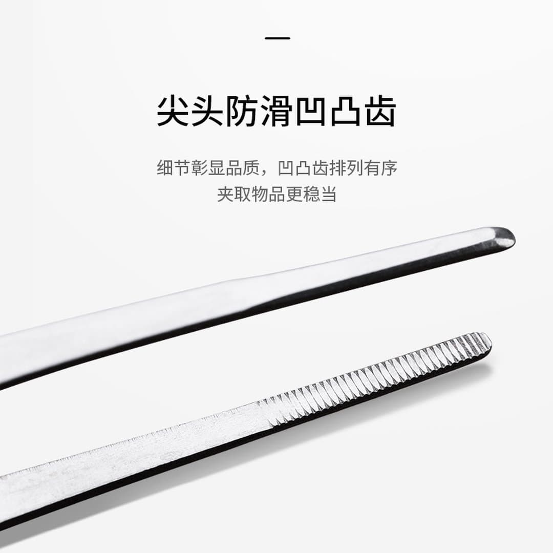 Kẹp Inox Đầu Nhọn Cán Dài Chống Trượt – Nhíp Kẹp Bạc Hà, Trang Trí Cocktail & Đồ Uống Chuyên Dụng Cho Bar, Quán Cà Phê — 2
