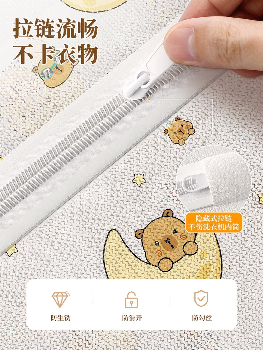 Túi Lưới Giặt Đồ Máy Giặt Chống Biến Dạng, Túi Giặt Áo Ngực Áo Len Quần Áo 18×20–50×60cm, Bộ Nhiều Kích Cỡ — 5
