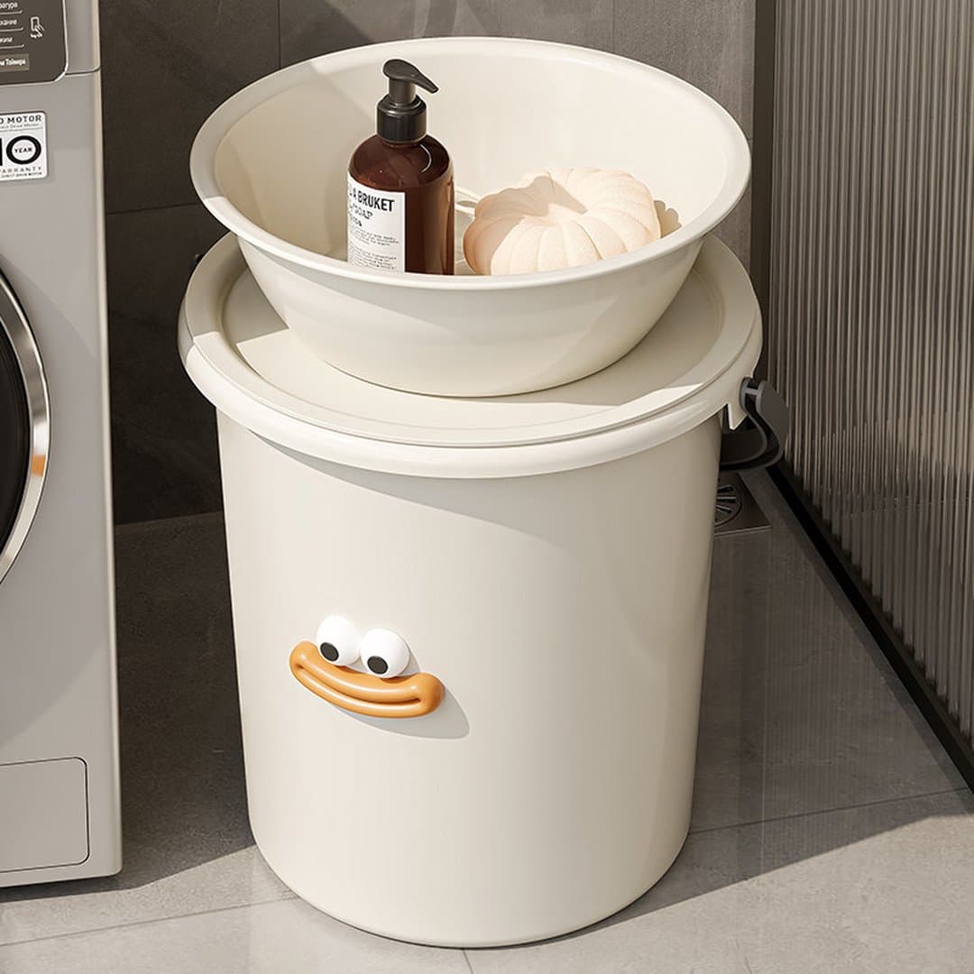 Bộ Xô Nhựa Cao Cấp Có Nắp Dung Tích Lớn 10L - 13L Dày Dặn Tiện Lợi